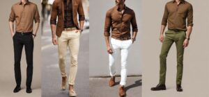 What Color Pants Goes With a Brown Shirt
