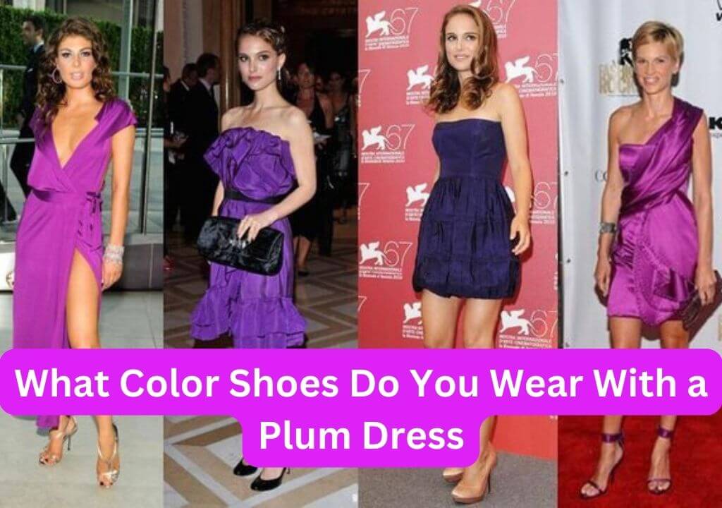 What Color Shoes Do You Wear With a Plum Dress